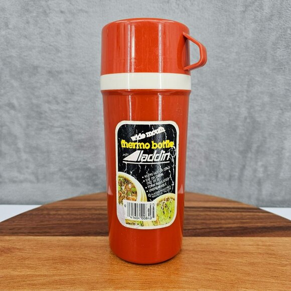 Aladdin Vintage Wide Mouth Thermo Bottle Insulated Hot Cold Mug #840 Made In USA - Picture 1 of 13